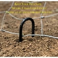 thumbnail image 6 of Urbalabs 12 inch Black Ground Anchor Rebar Stakes Anti Rust Heavy Duty J Hook Steel Metal Ground Anchors 3/8 inch 12 pk, 6 of 7