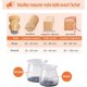 thumbnail image 3 of 32 pcs Silicone chair leg protectors, size: Small (fits 23 - 32 mm), small chair leg sliders, transparent silicone protectors for chair legs with felt, 3 of 5