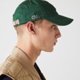 thumbnail image 4 of Lacoste Men's Contrast Strap Cotton Cap RK4709 51 In Green, 4 of 4