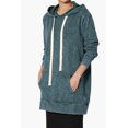thumbnail image 3 of TheMogan Women's S~3X Acid Wash Drawstring Loose Fit Pullover Hoodie Sweatshirts, 3 of 7
