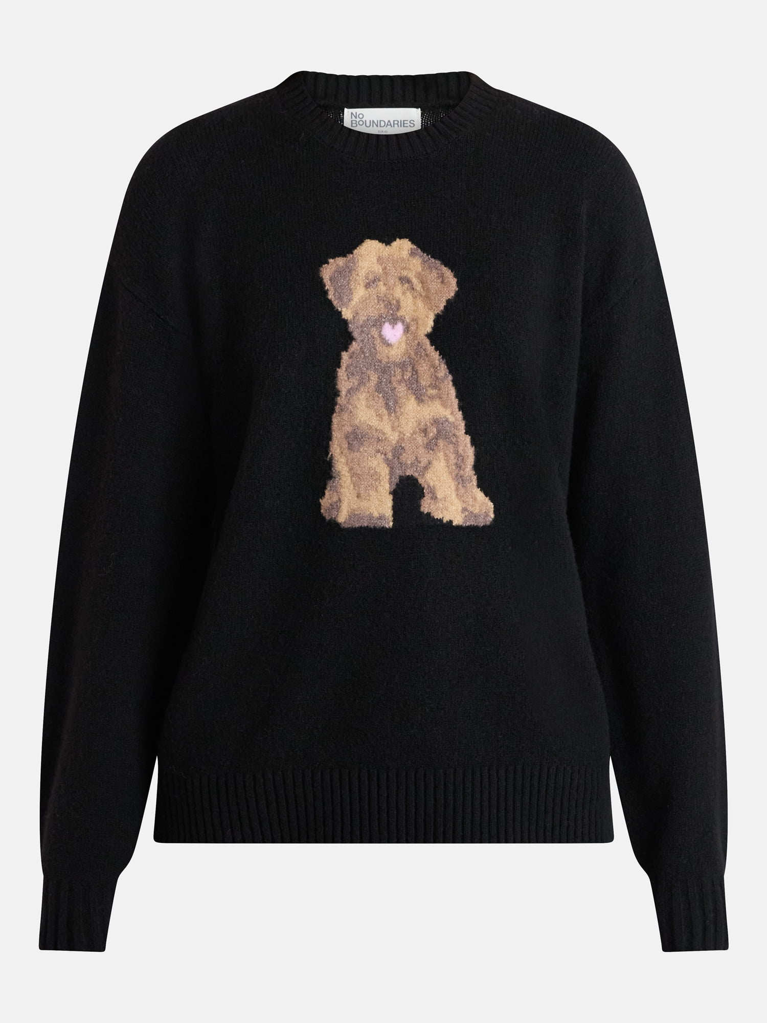 No Boundaries Fashion Icon Sweater, Midweight, Women's Sizes XXS-XXL