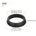 thumbnail image 2 of Unique Bargains Support de Œillet en Caoutchouc Dia 3-3/32 Pieds (78.6mm) Type T Rond pour Protection des Fils, 2 of 5