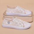 thumbnail image 7 of Elegant Knit Mesh Lace Up Flat Shoes for Casual Autumn Breathable Everyday Sneakers Women Comfortable Walking Outdoor Lightweight Flexible Sole, 7 of 7