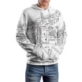 thumbnail image 2 of POBUDS Hoodie, Regular Fit Sporty Pullover Hooded Sweatshirt for Men Women Kastellorizo Greece S, 2 of 6