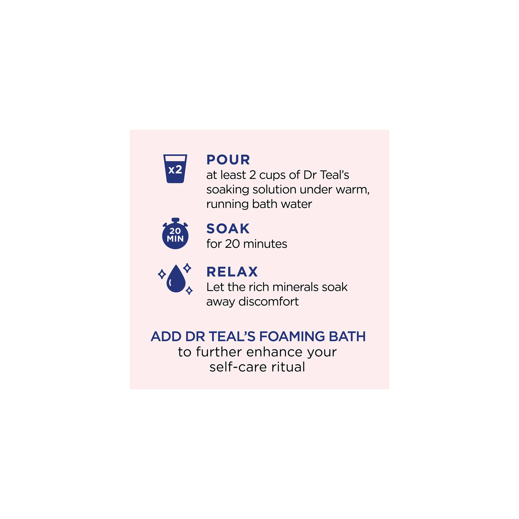 Dr Teal's Restore & Replenish Pink Himalayan Mineral Soak 3 lbs (Pack of 5)