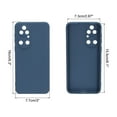 thumbnail image 2 of Uxcell Phone Case for Cell Phones TPU Full Body Protective Cover Case for Men Women Navy Blue, 2 of 6