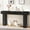 Black, variant on Magic Union 63" Long Console Table for Entryway, Wood Rectangular Sofa Table Behind Couch with 2-tier Open Storage and Weighted Base, Foyer Accent Tables for Entryway, Hallway, Living Room
