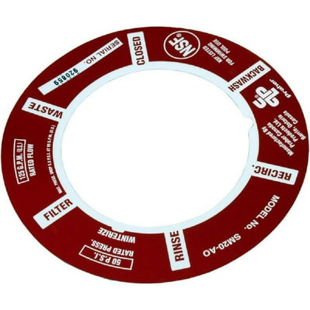 

Praher E-5-S2 2 Valve Decal for Side Mount Multiport Valve