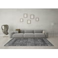 thumbnail image 3 of Ahgly Company Indoor Square Abstract Gray Modern Area Rugs, 3' Square, 3 of 4