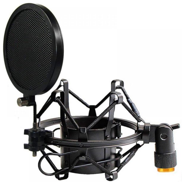 Microphone Suspension Boom Scissor Arm Stand Shock Mount for Studio