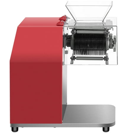 

SKYSHALO Electric Meat Slicer 850W Cuts 551 Lbs/Hour 3.5mm Blade Stainless Steel Ideal for Supermarkets and Kitchens Efficiently Slices Lamb Beef and Chicken Red