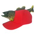 thumbnail image 1 of Código M rojo sombrero de animal Personalidad de dibujos animados entre padres e hijos pez nadando gorra de muñeca gorra de lengua de pato marea rendimiento de fiesta gorra de béisbol para n, 1 of 2