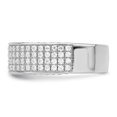 thumbnail image 3 of 925 Sterling Silver 142 Stone Cubic Zirconia Cz Ring Wedding Fancy, 3 of 9