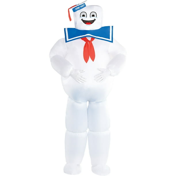 Party City Inflatable Stay Puft Marshmallow Man Halloween Costume for