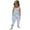 Light Blue, variant on Gunia Girls' Summer Jumpsuits Kids Toddler Sleeveless Fish Scale Print Spaghetti Strap Harem Pants Casual Loose Romper Overalls For Girl Light Blue 2-3 Years