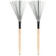 thumbnail image 1 of 1 Paire Brosse à Tambour Fil Brosse Instrument de Percussion Acier au Carbone Fil Brosse, 1 of 6