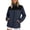 Navy, variant on Lmueinov Women Windbreaker Jacket with Zip Pockets Full Zip Up Vintage Color Block Rain Jacket Windproof Lightweight Hiking Jacket Outdoor Casual Coat M-4XL