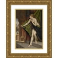 thumbnail image 1 of Joseph Henri François van Lerius 14x18 Gold Ornate Wood Frame and Double Matted Museum Art Print Titled - Lady Godiva (1870), 1 of 4