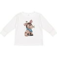thumbnail image 3 of Inktastic Western Dilly Donkey Boys Long Sleeve Toddler T-Shirt, 3 of 5