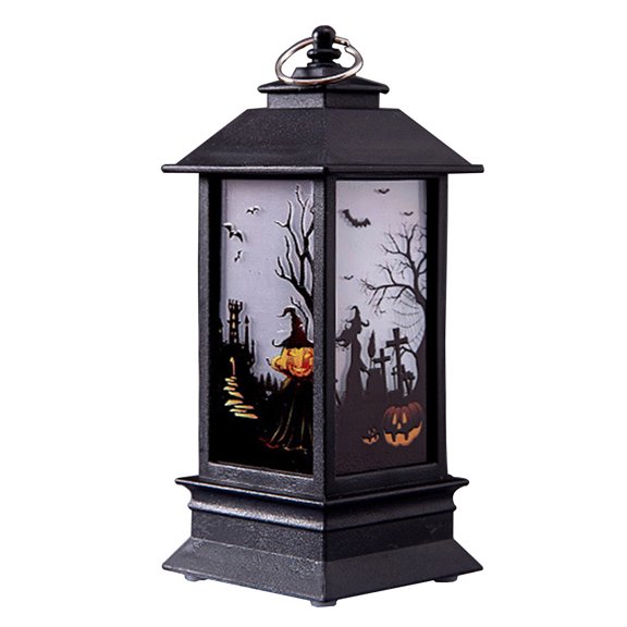 THHEIC 5x2 Inch Portable Halloween LED Flashing Candle, 1Pcs Light Up Candle Ornament, for Halloween Party Indoor Outdoor Decoration Supplies & Gifts