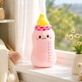 thumbnail image 6 of Plush Baby Bottle Toy, Orange Cute Stuffed Pillow, 1 Pack Soft Fluffy Cuddly Plush Figure, Ideal Nursery Decoration Birthday Gift Playtime Companion for Toddlers and Children, 6 of 7