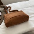 thumbnail image 3 of Bolsa Moda femenina Tote Pana Vintage Clutch Monedero Underarm Bag para Street Travel Sywqhk Para Estrenar, 3 of 9