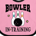 thumbnail image 4 of Inktastic Future Bowler in Training Bowling Boys or Girls Baby Bib, 4 of 4