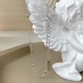 thumbnail image 2 of Sterling Silver Ball Bead Chain Bracelet SHAR, 2 of 5