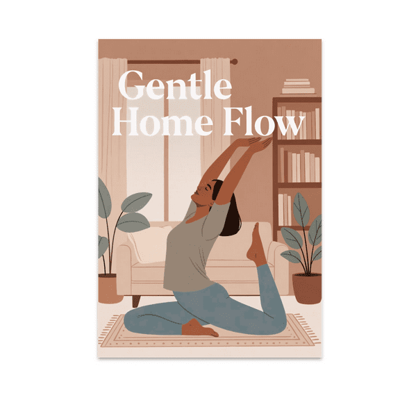 Wellness Yoga Wall Art - Mindfulness Enthusiast - 13x19 Poster Print