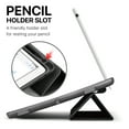 thumbnail image 5 of New iPad 9.7 Inch Case 2018/2017 - Slim Lightweight Smart Shell Folio Cover Case w/ Multi-angle Folding Stand, Smart Auto Wake / Sleep & Apple Pencil Holder Slot for iPad 6th Gen Tablet (Black), 5 of 8