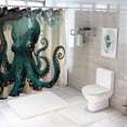 thumbnail image 7 of Orinice WODEJIA Creative Octopus 3D Printed Polyester Bathroom Blinds Set Bathroom Shower Curtain Set Bathroom Accessories, Beautiful Wide Fabric Bathroom 36x72, 7 of 7