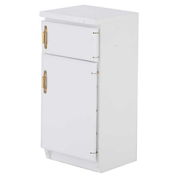Refrigerator,1:12 White Mini Refrigerator Mini Refrigerator White Refrigerator Model Smart Functionality