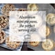 thumbnail image 3 of 120 Pack - Small Pie Pans 5 Inch, Disposable Mini Pie Tins, Aluminum Pie Pans, Foil Tart Pans Used For Baking, Storage And Reheating / Pies, Tart And, 3 of 5