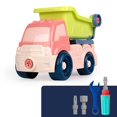 thumbnail image 3 of Vehículo de Ingeniería de Bricoje, Construcción Desmontable con Herramienta de , Vehículos de Construcción s de Juguete, para Niño Camión de Bricoje vehículos de construcción para niños, 3 of 4