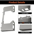 thumbnail image 4 of 3/8" Skid Steer Mount Plate Universal Quick Attach Plate Skid Steer Attachment Plate Compatible with Kubota,Skid Steers and Tractors,Skeleton, 4 of 6