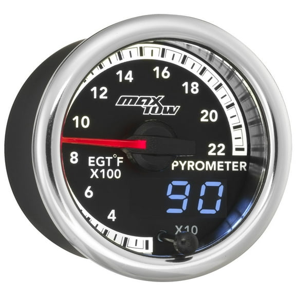 MaxTow Match 2200 F Exhaust Gas Temperature Gauge for the 4th Gen Cummins