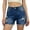 Light blue, variant on Shorts Womens High Waisted Summer Casual Stretchy Denim Hot Short with Pockets Dark Blue XL