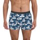 thumbnail image 1 of Balery Snow Penguin Calzoncillos bóxer para hombre, ropa interior de algodón suave y transpirable con cinturilla de nailon-X-Large, 1 of 5