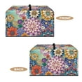 thumbnail image 6 of FOR U DESIGNS Boho Mandala Flower Pattern Microwave Oven Dust Cover Dust-Proof Kitchen Appliance Covers Wear-Resistan Microwave Dust Covers Cloth in Home and Office-S, 6 of 8