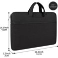 thumbnail image 2 of Laptop Bag Notebook Case, 15.6 Inch Business Briefcase Tablet Tote, Unisex, Waterproof Shockproof Slim Computer Tote., 2 of 5