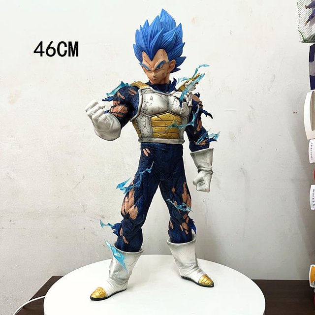 Dragon Ball Goodbye Goku figura de Anime GK más fuerte en el universo Vegeta figura de acción PVC bañadores modelo de juguete en Stock en stock xuanjing unisex