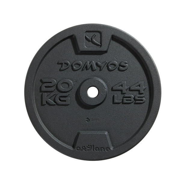 Decathlon – Plaque de musculation Domyos Fonte, 28 mm, 20 kg / 44 lbs  prix maroc