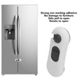 thumbnail image 3 of 5pcs Baby Safety Cabinet Locks 360 Degree Knob Easy Installation Child Proofing Drawers Locks, 3 of 4