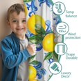 thumbnail image 3 of Blackout Kids Curtains,Lemon Childrens Insulated Curtains Set Of 2,Bedroom Essentials,Toddler Room Decor 52x63in(132x160cm), 3 of 4