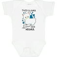 thumbnail image 3 of Inktastic This Llama Loves His Mama with Blue Hearts Boys Baby Bodysuit, 3 of 5