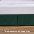 thumbnail image 6 of Tailored Bed Skirt - 14 inch Drop, Hunter, Full Bedskirt with Split Corners (Available in 14 Colors) Blissford, 6 of 7