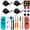 typea-25in1, variant on 25Pcs 3D Analog Joystick Thumbstick Replacement Repair Kit for Nintendo Switch Left/Right Joy-Con Controller with Cross Screwdriver, Tri-wing Screwdriver, Pry Tool, Tweezer Repair Tool Set