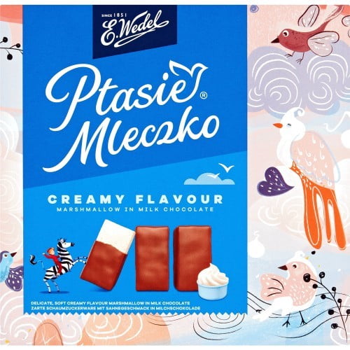 Guimauves Crémeuses Wedel en Chocolat au Lait, 340 g