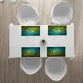 thumbnail image 3 of Ambesonne Ying Yang Place Mats Set of 4, Eastern Circle Ethnic Art, Standard Size, Khaki Teal, 3 of 4