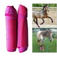 thumbnail image 3 of Bottes de Protection en Tissu Extensible Légères Ajustables pour Tendon de Cheval Rouge, 3 of 10